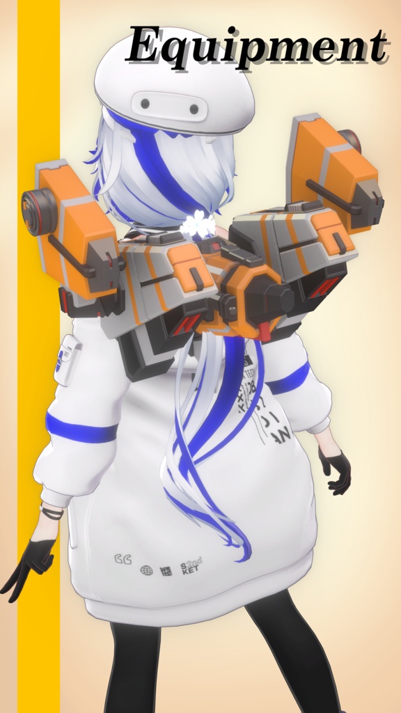 【メカパーツ】Zc-BackHangar