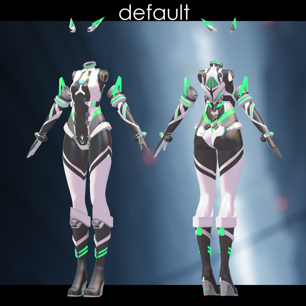 『BRPS -Wacher-』【VRChat向け衣装モデル】For:マヌカ Manuka【専用】