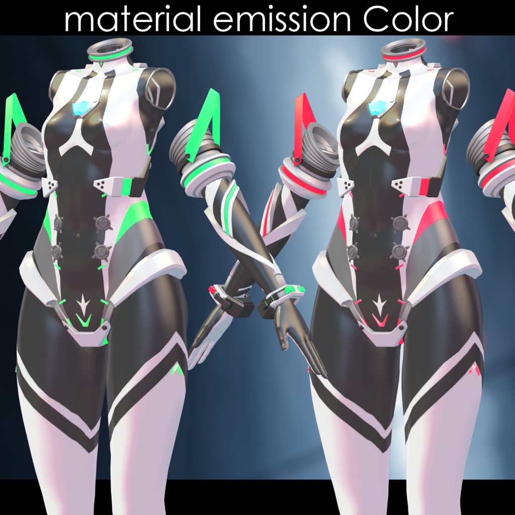 『BRPS -Wacher-』【VRChat向け衣装モデル】For:マヌカ Manuka【専用】