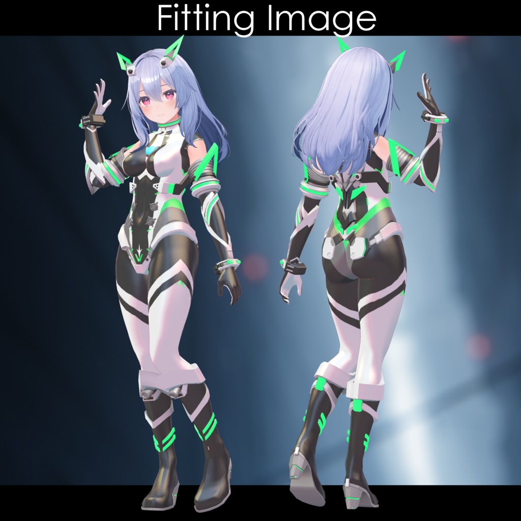 『BRPS -Wacher-』【VRChat向け衣装モデル】For:桔梗 kikyo【専用】