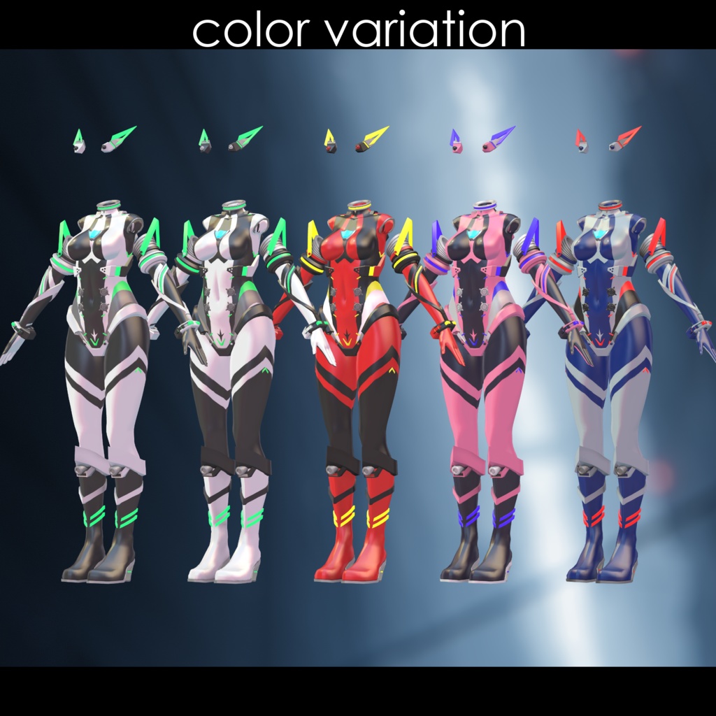 『BRPS -Wacher-』【VRChat向け衣装モデル】For:桔梗 kikyo【専用】