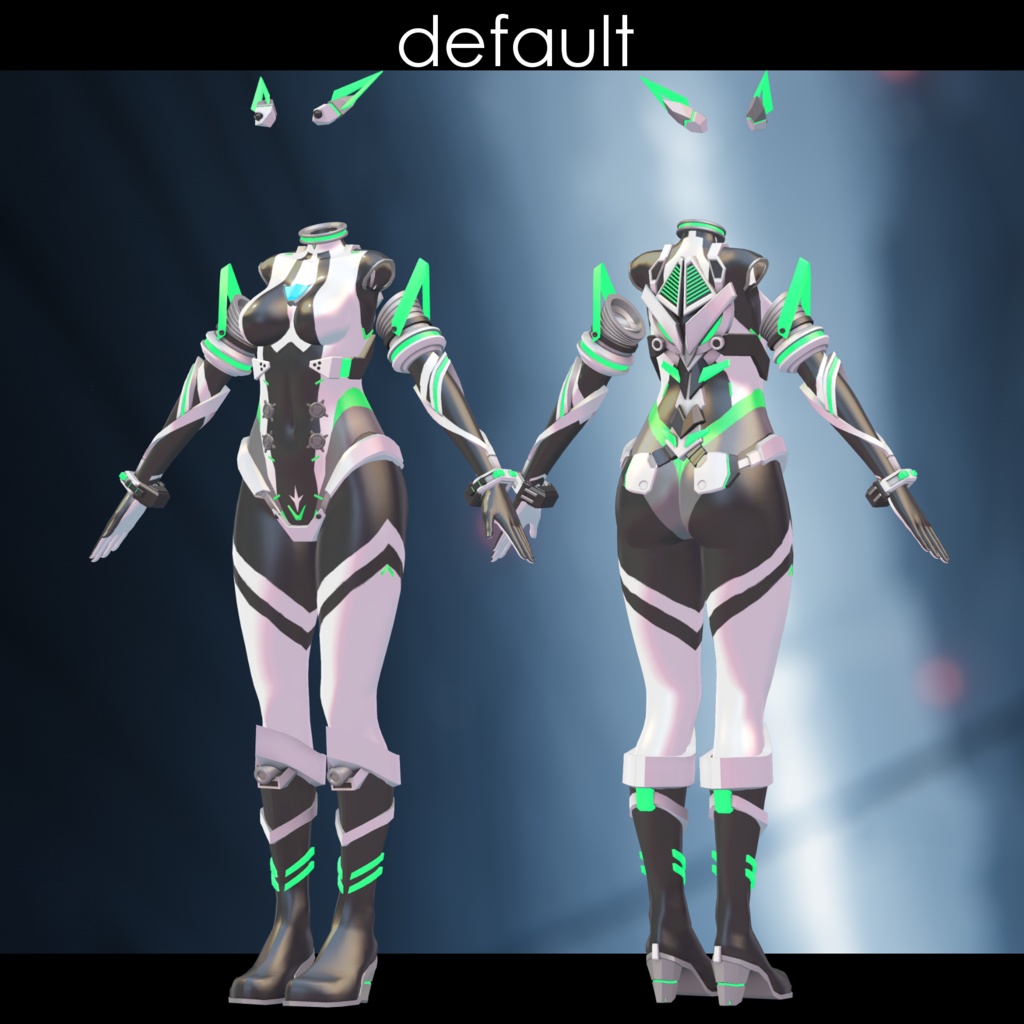 『BRPS -Wacher-』【VRChat向け衣装モデル】For:桔梗 kikyo【専用】