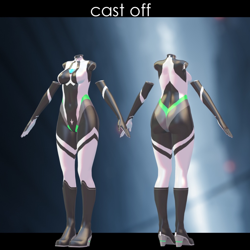 『BRPS -Wacher-』【VRChat向け衣装モデル】For:桔梗 kikyo【専用】