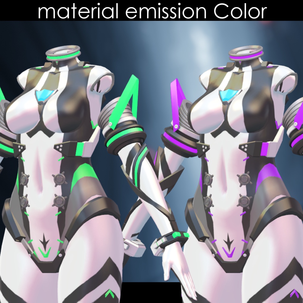 『BRPS -Wacher-』【VRChat向け衣装モデル】For:桔梗 kikyo【専用】