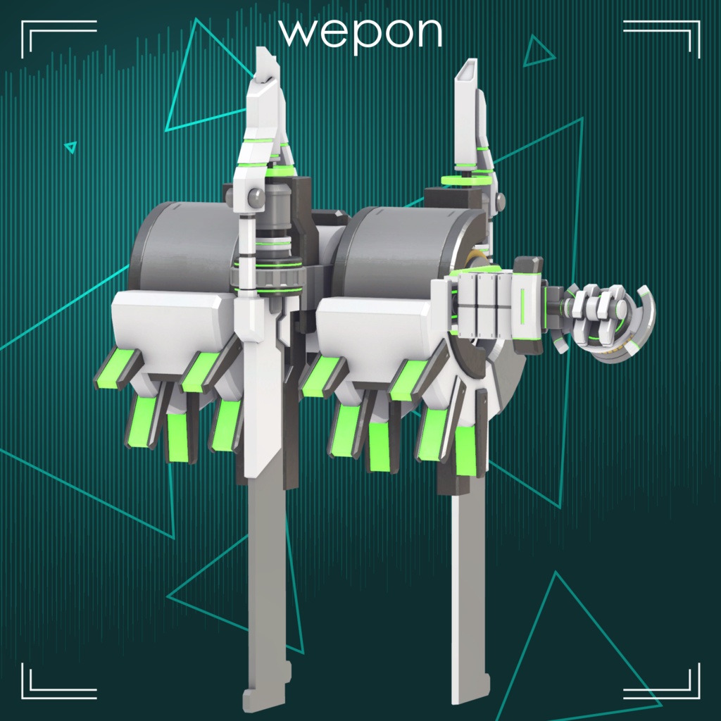 【VRChat向け衣装モデル】『BeginBlade』For:桔梗 Kikyo【専用】