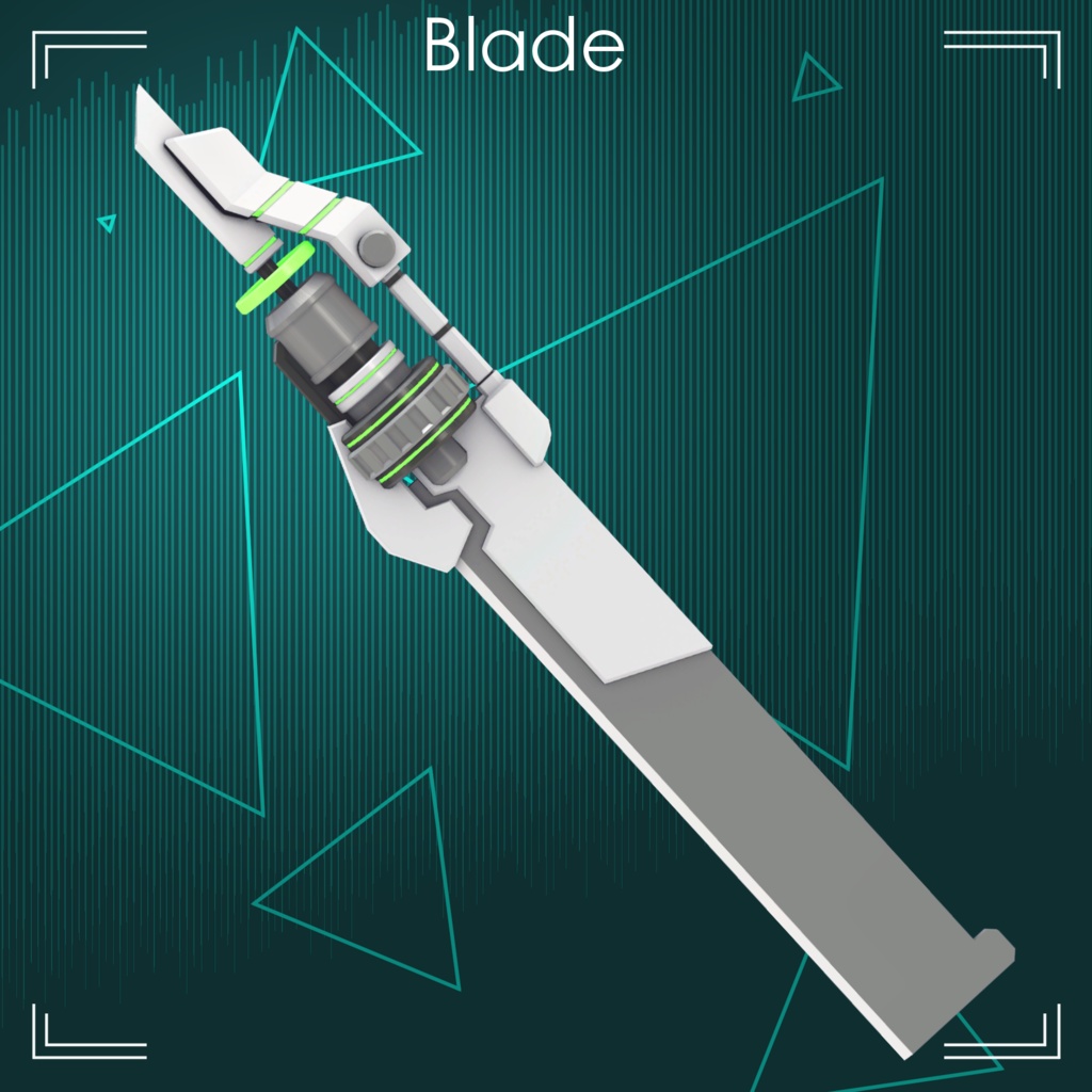 【VRChat向け衣装モデル】『BeginBlade』For:桔梗 Kikyo【専用】