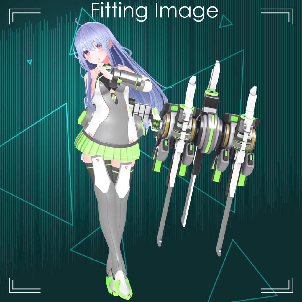 【VRChat向け衣装モデル】『BeginBlade』For:桔梗 Kikyo【専用】