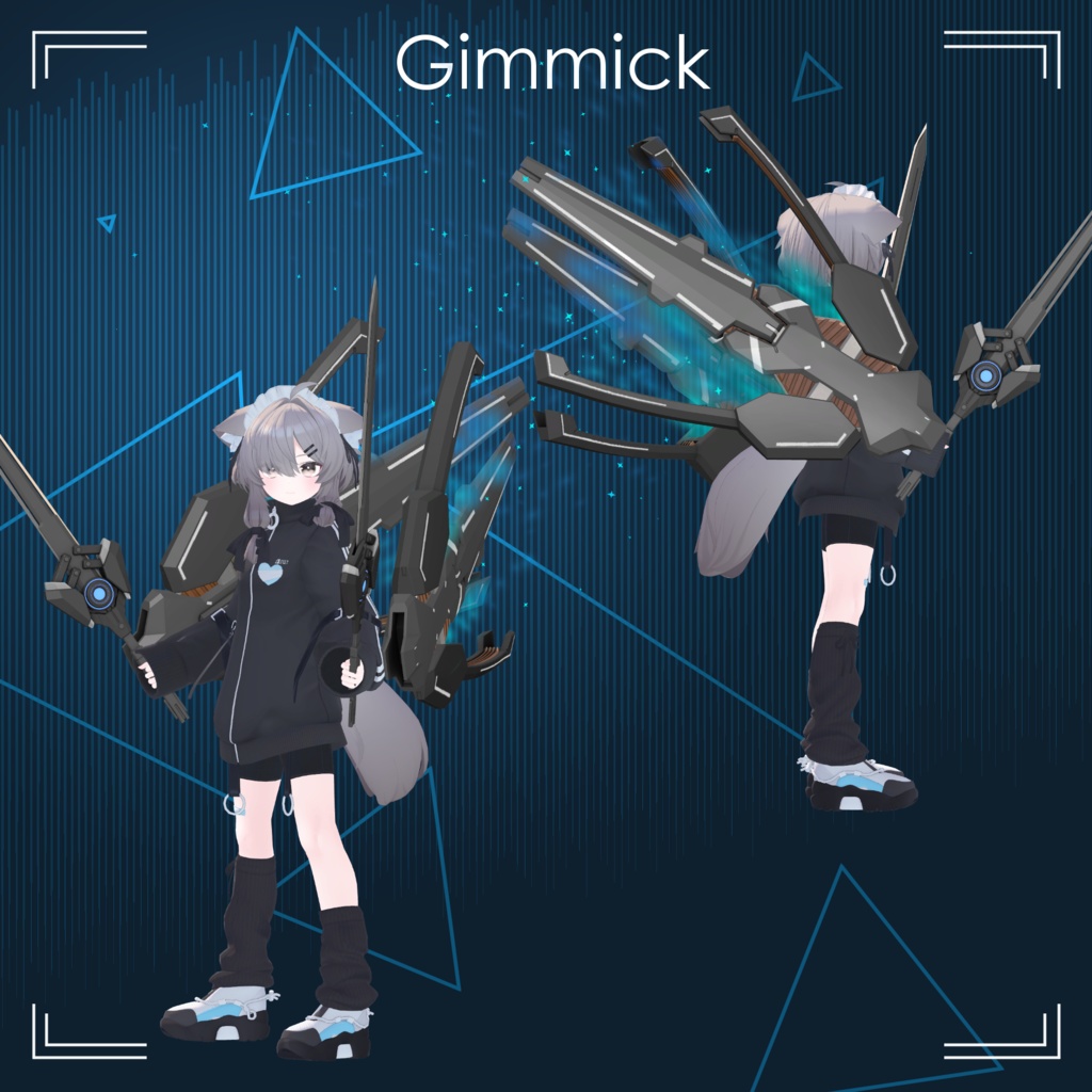 【オリジナル3Dモデル】Fx1-SheathBit【武装】