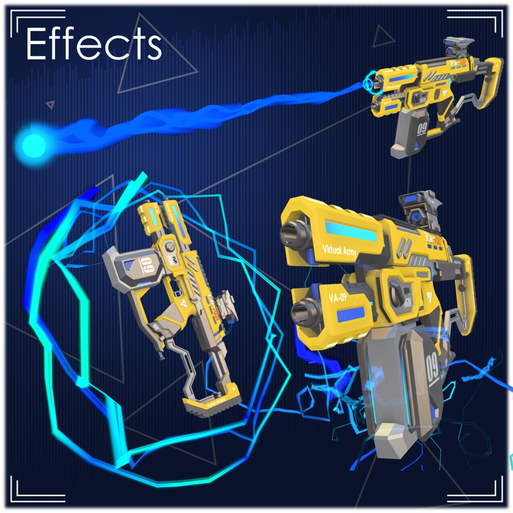 【オリジナル3Dモデル】VA-09 Elevolt 【武器】