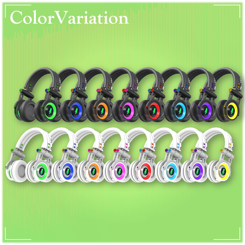 【オリジナル3Dモデル】Brillante【ヘッドフォン】