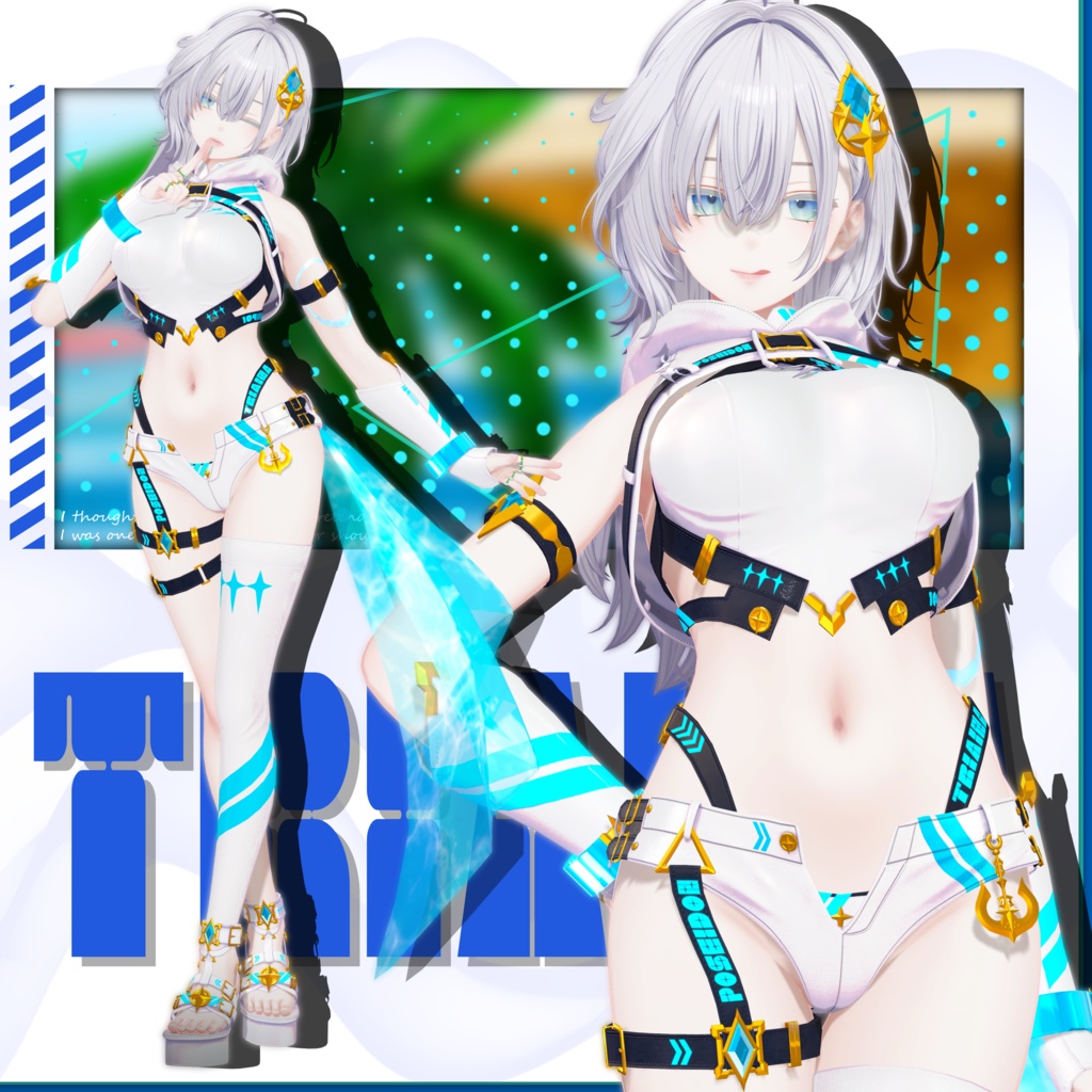 【12アバター対応】TRIAINA⛱️-TecSwimWear-