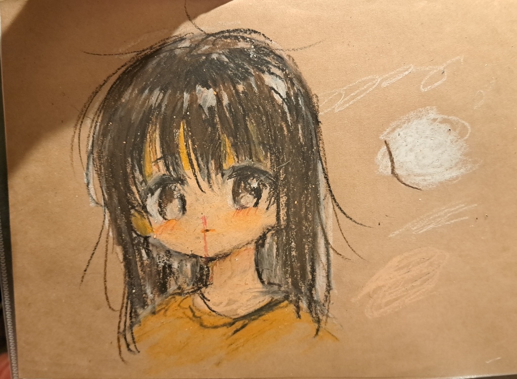 クレヨン原画　はなぢ