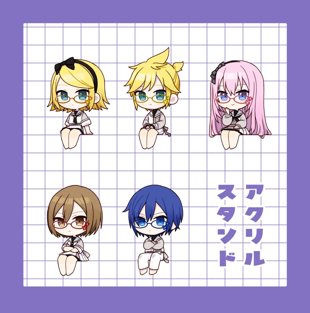 お座りアクリルスタンド(バチャシン) クリフェス2026
