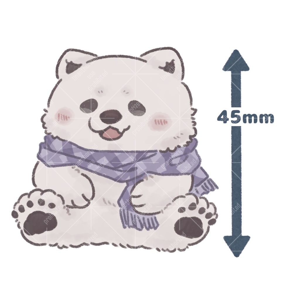 うめまろ誕生日記念グッズ ステッカー