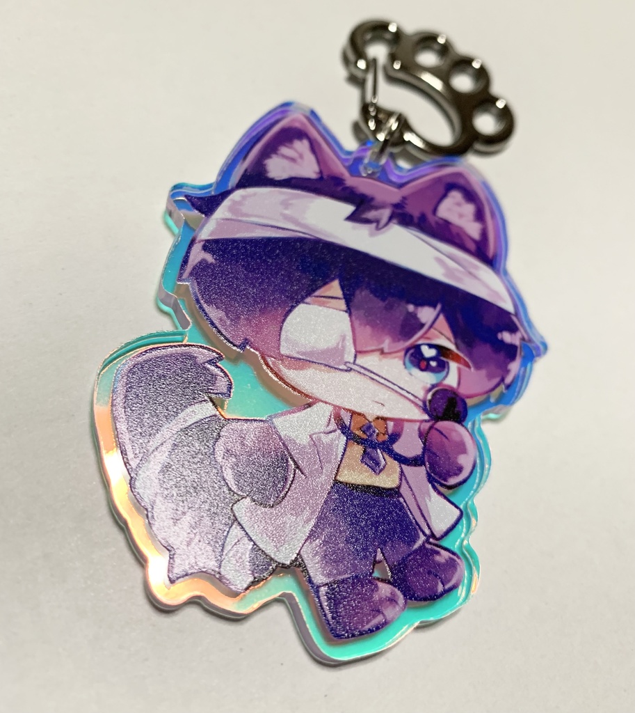 ケモ化ハロウィン オーロラアクリルキーホルダー