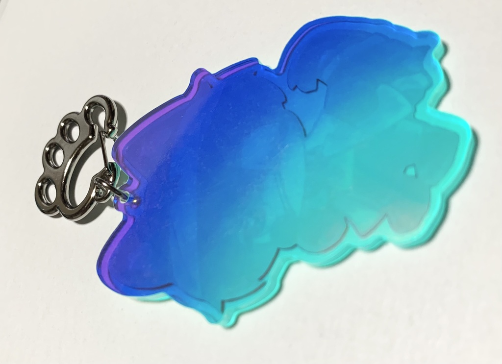 ケモ化ハロウィン オーロラアクリルキーホルダー