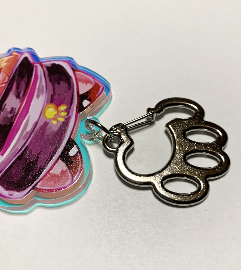 ケモ化ハロウィン オーロラアクリルキーホルダー