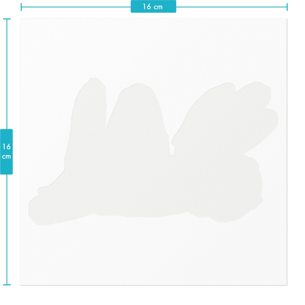 空飛ぶうさぎステッカー