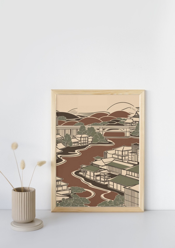 【和風/Japanese】digital Wall Art デジタルウォールアート
