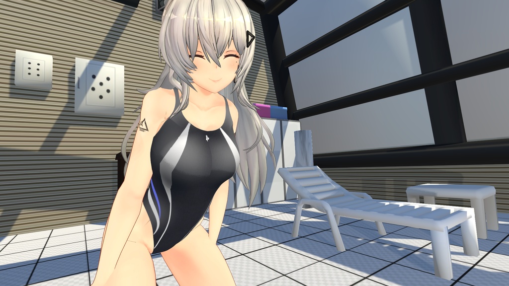 【フェイリアさん用衣装】競泳水着