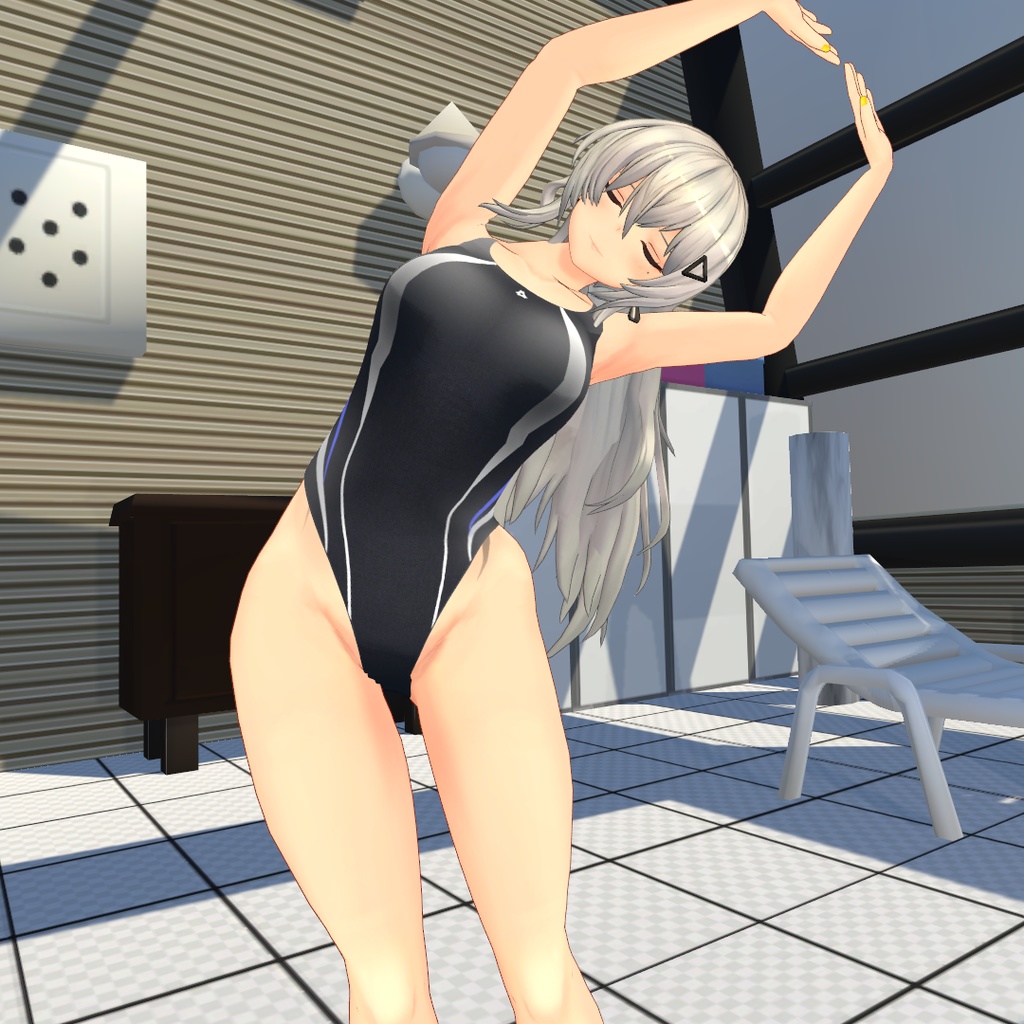 【フェイリアさん用衣装】競泳水着