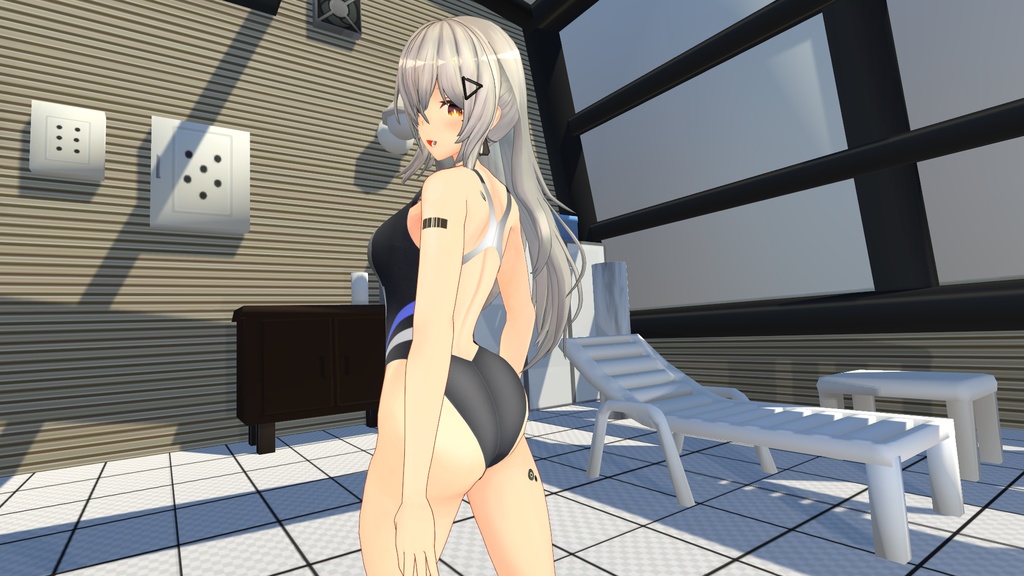 【フェイリアさん用衣装】競泳水着