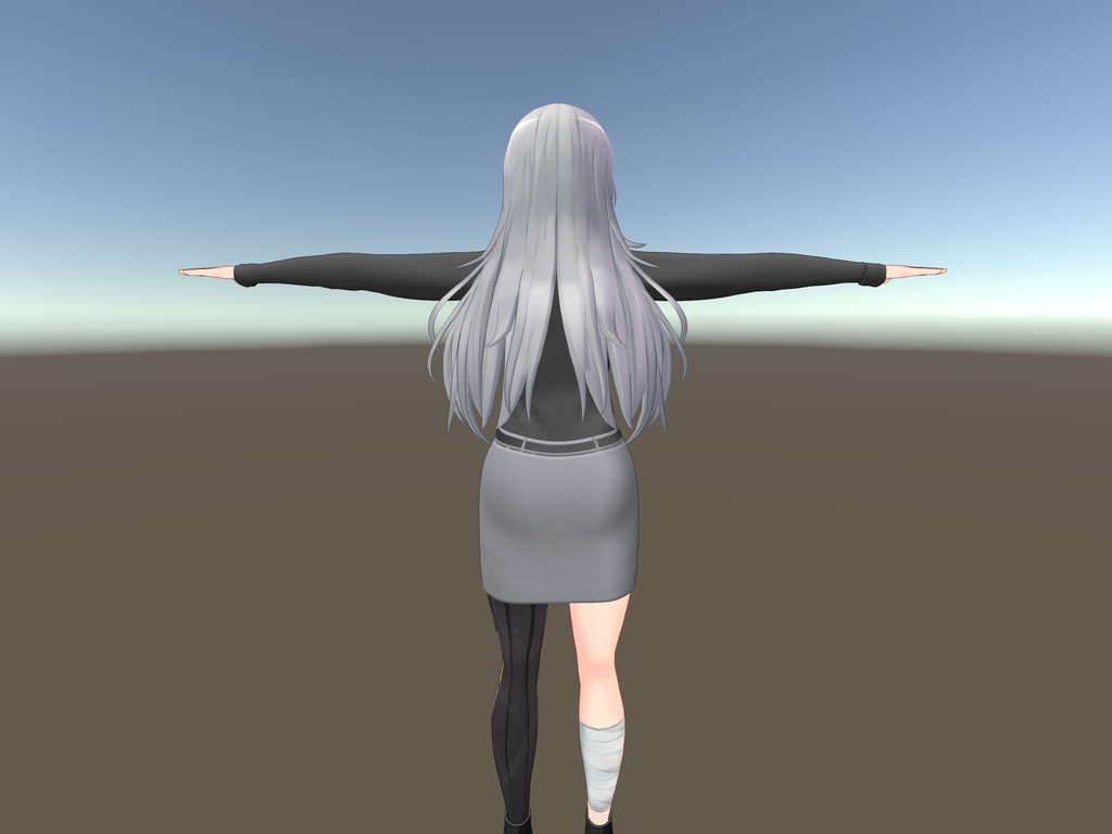 【フェイリアさん用衣装】ニット&タイトスカート