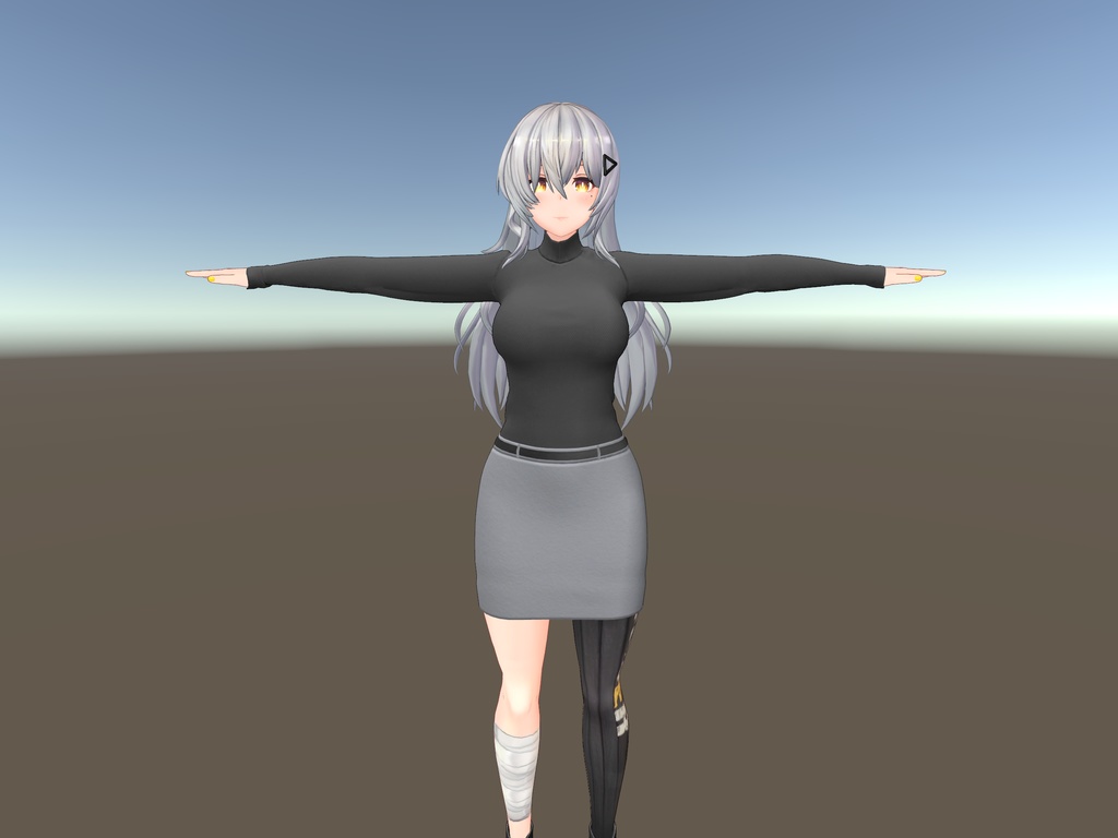 【フェイリアさん用衣装】ニット&タイトスカート