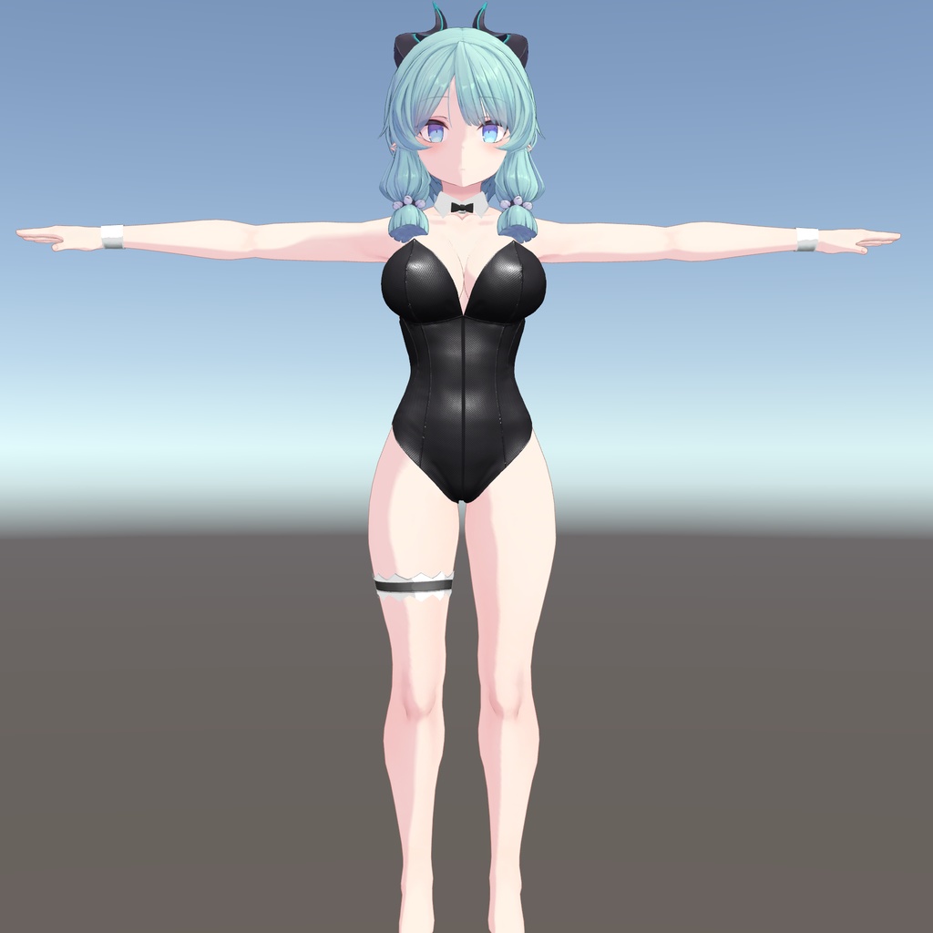 【サタリナ族のメイドさん用】バニーガールなメイドさん衣装