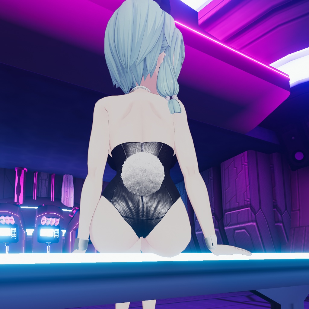 【サタリナ族のメイドさん用】バニーガールなメイドさん衣装