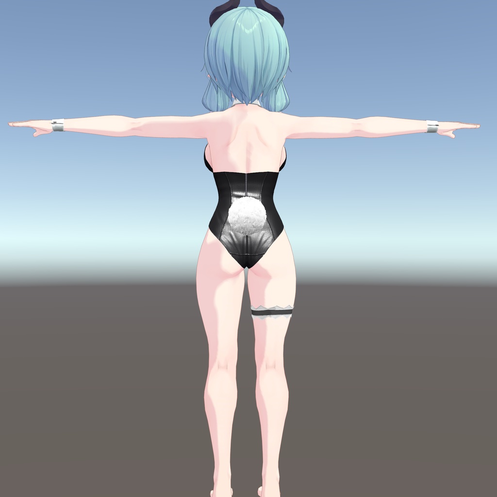 【サタリナ族のメイドさん用】バニーガールなメイドさん衣装