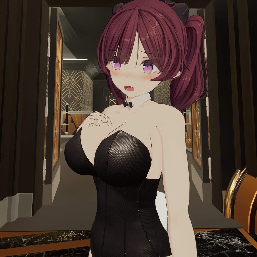 【サタリナ族のメイドさん用】バニーガールなメイドさん衣装