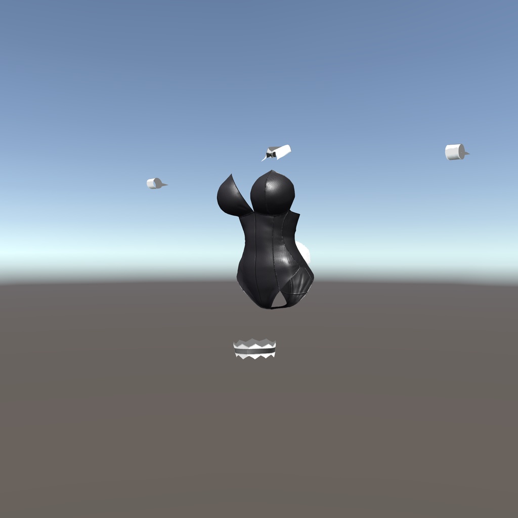 【サタリナ族のメイドさん用】バニーガールなメイドさん衣装