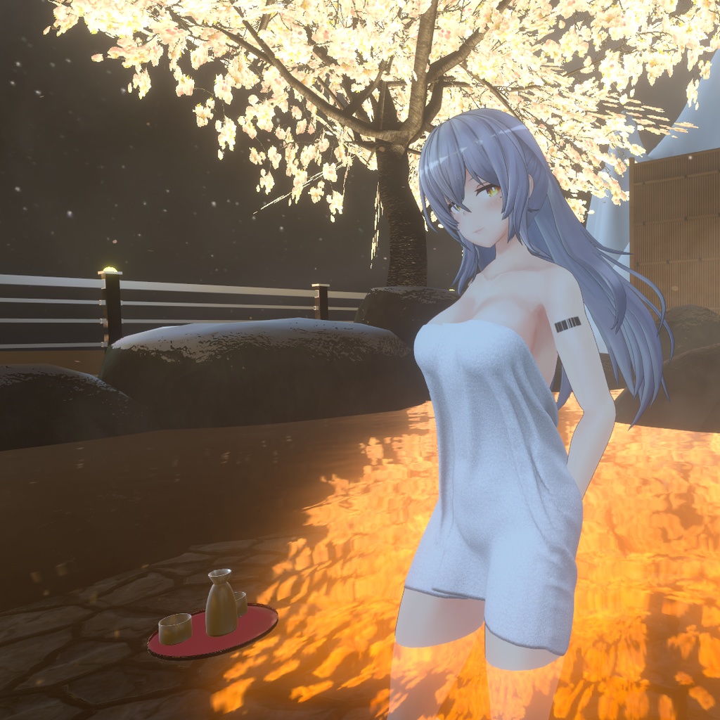 【フェイリアさん用衣装】湯上りバスタオル