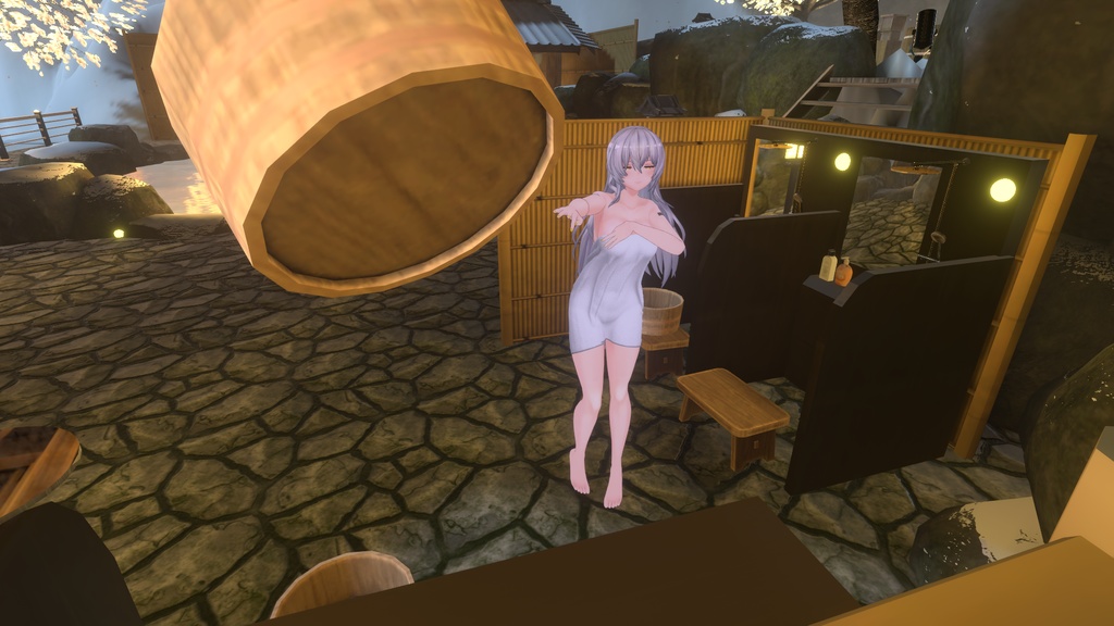 【フェイリアさん用衣装】湯上りバスタオル