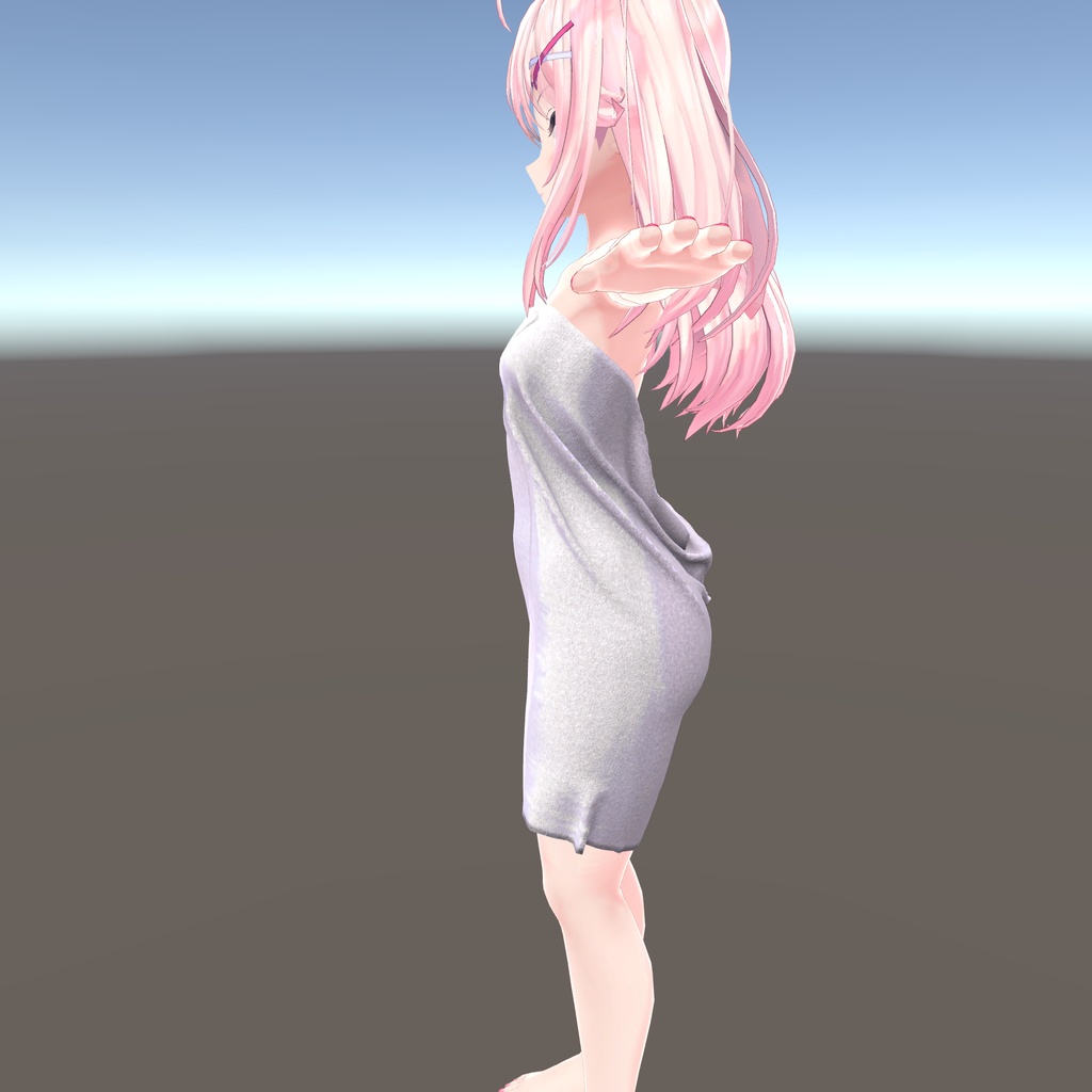 【イヨちゃん用衣装】湯上りバスタオル