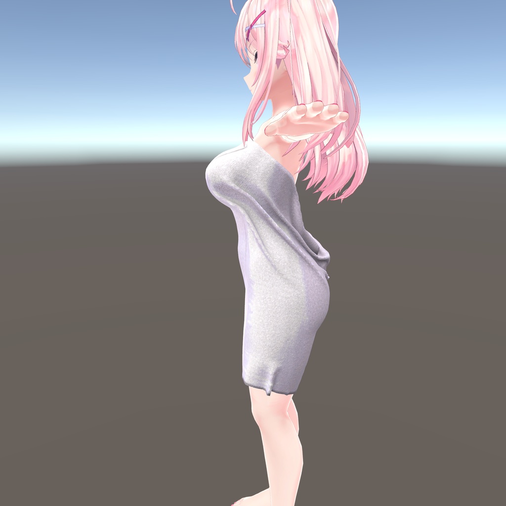 【イヨちゃん用衣装】湯上りバスタオル