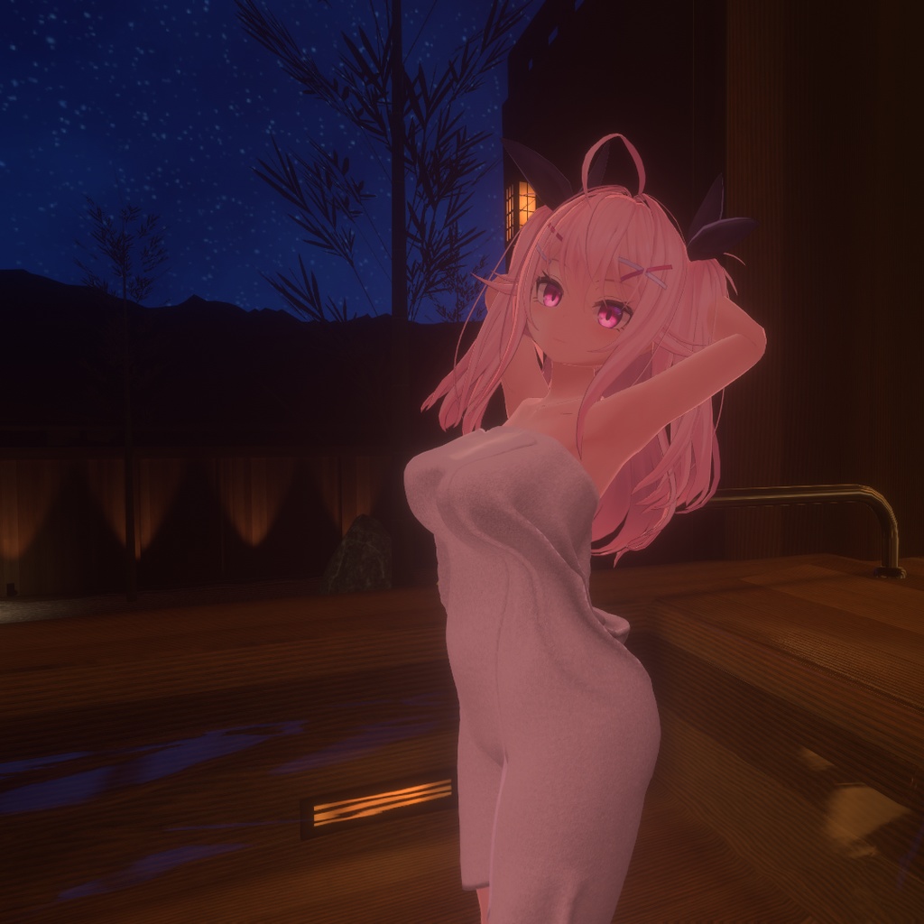 【イヨちゃん用衣装】湯上りバスタオル