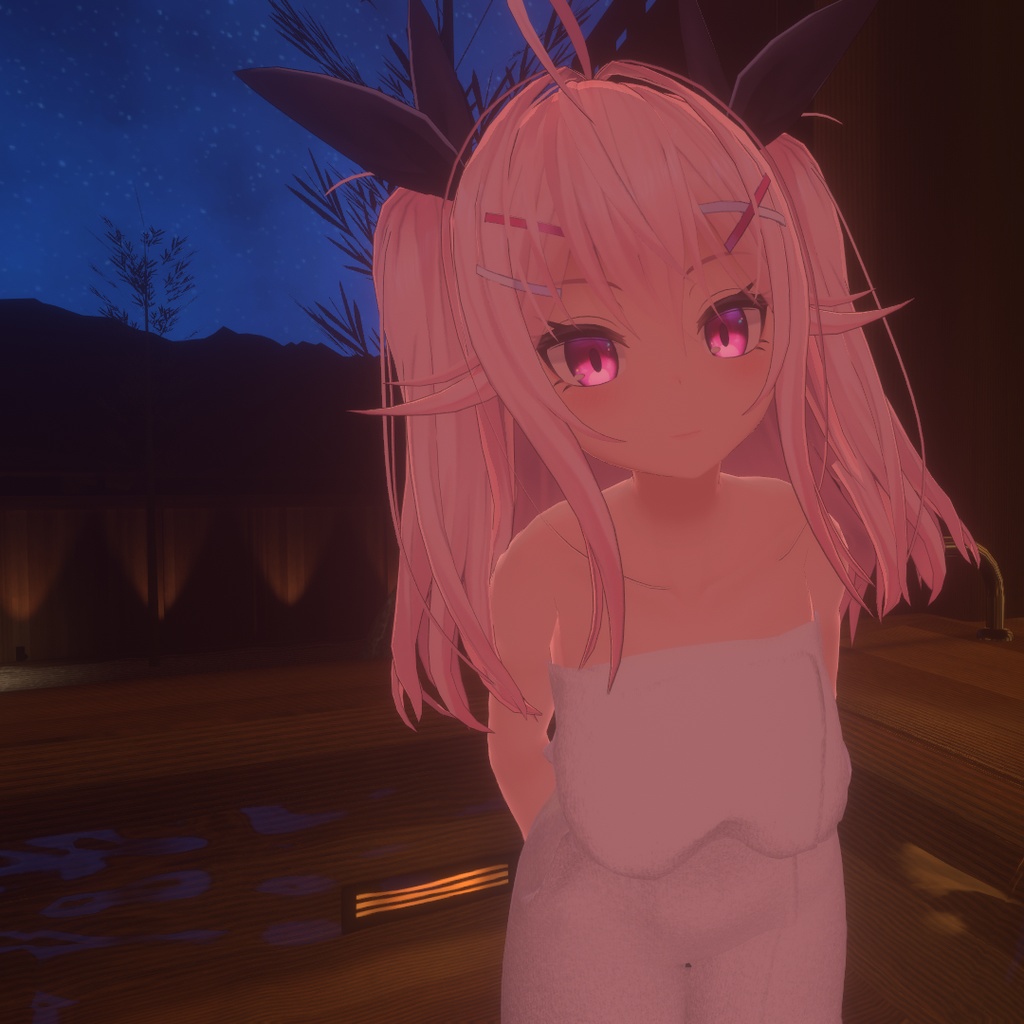 【イヨちゃん用衣装】湯上りバスタオル