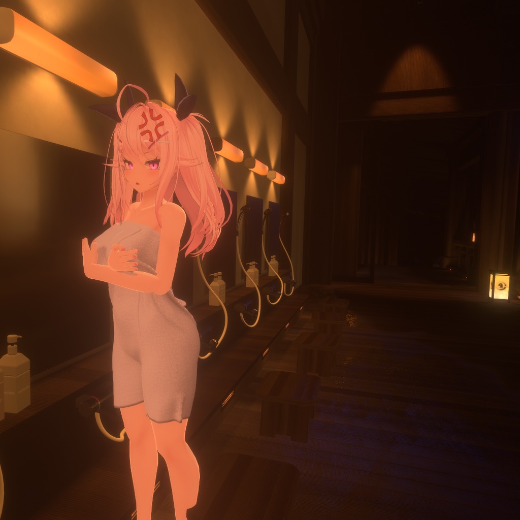 【イヨちゃん用衣装】湯上りバスタオル