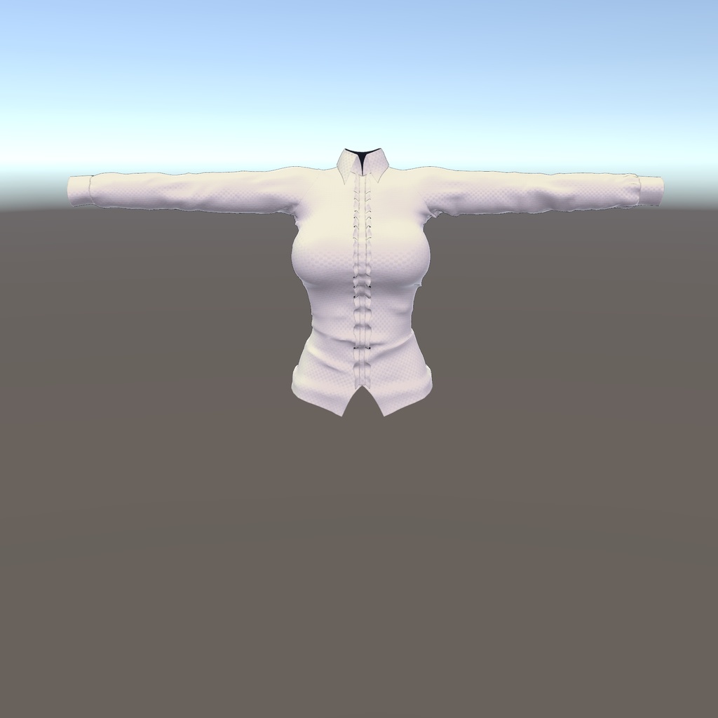 【狐薄ちゃん用衣装】ドレスシャツ