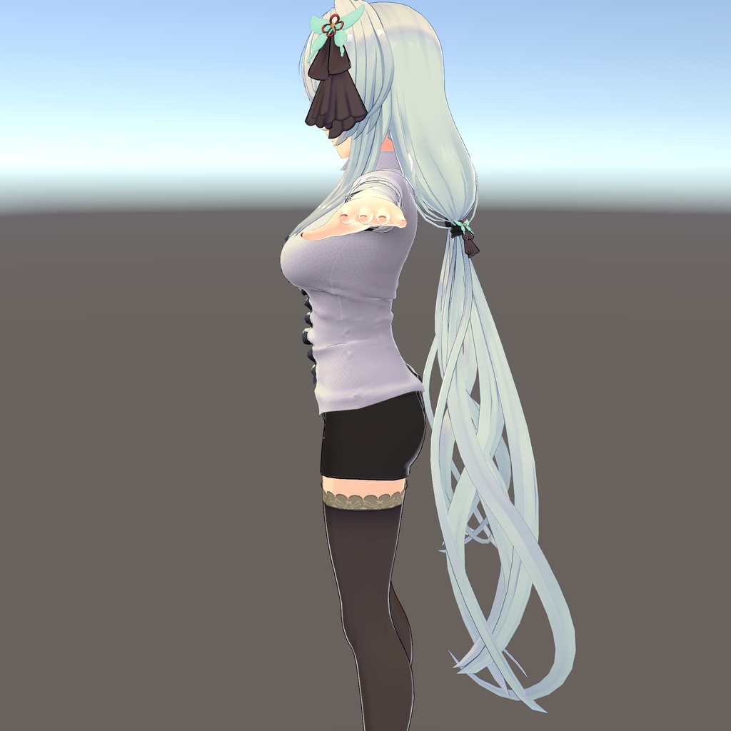 【狐薄ちゃん用衣装】ドレスシャツ