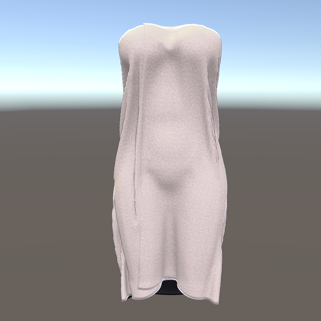 【狐薄ちゃん用衣装】湯上りバスタオル