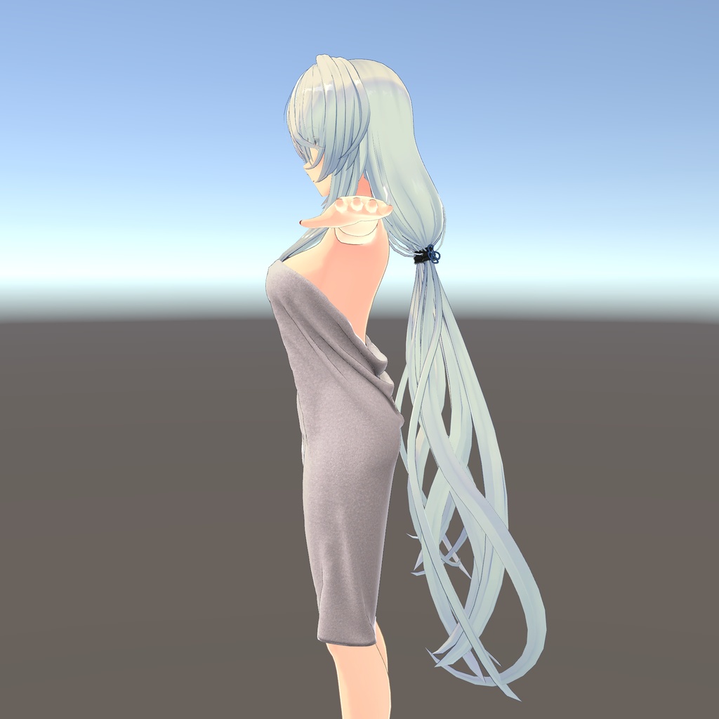 【狐薄ちゃん用衣装】湯上りバスタオル