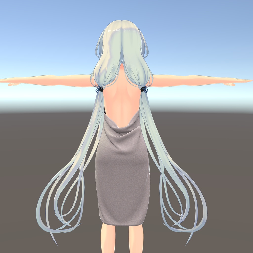 【狐薄ちゃん用衣装】湯上りバスタオル