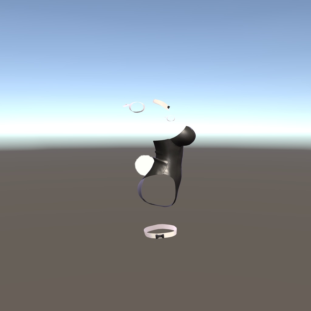 【イヨちゃん用衣装】レザーバニーガール