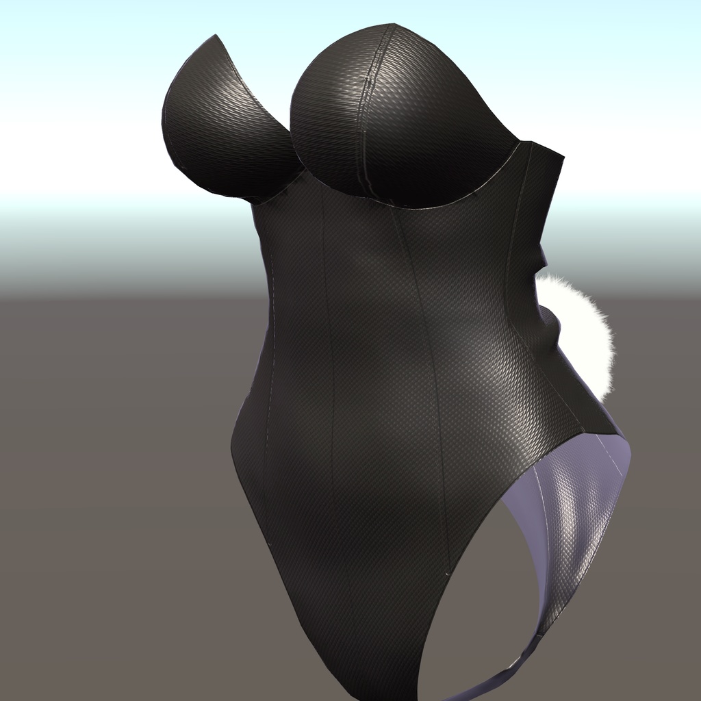 【イヨちゃん用衣装】レザーバニーガール