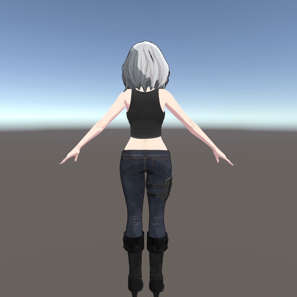 【センティッド用衣装】タンクトップ&バスタオル