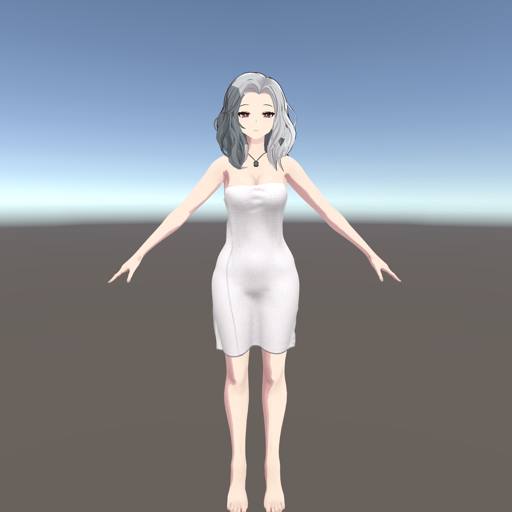 【センティッド用衣装】タンクトップ&バスタオル