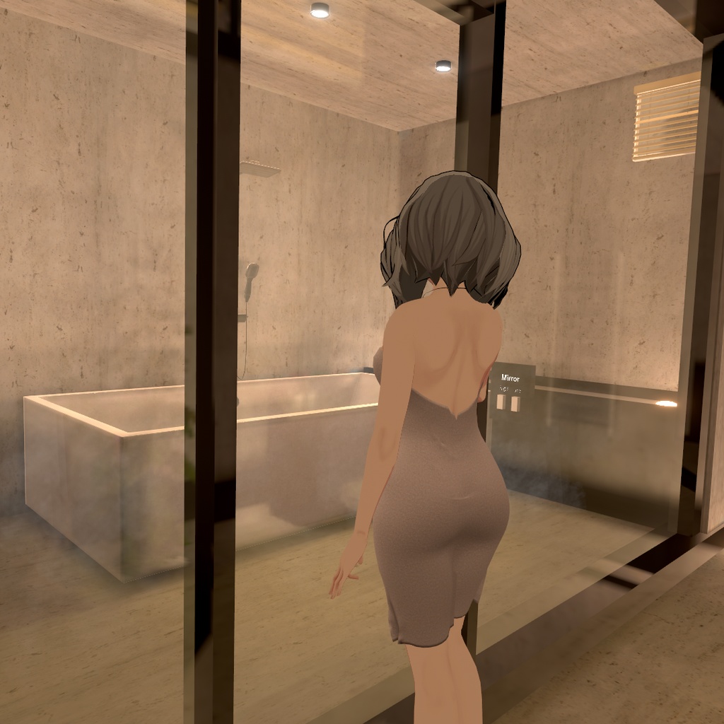 【センティッド用衣装】タンクトップ&バスタオル